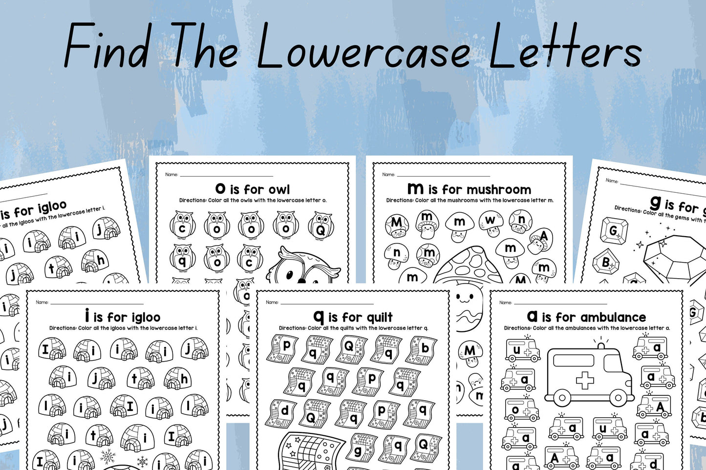 600+ Kids Learning Printable Activity Worksheets Bundle